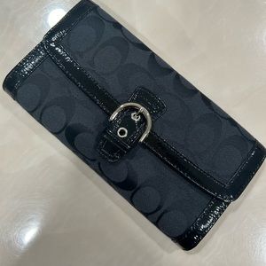 Black Coach Wallet